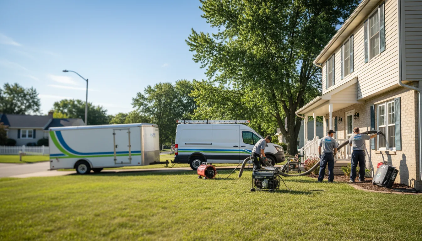 Flooded Basement Restoration And Cleanup With Repair in Belmond, IA near me